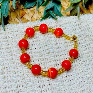 Handmade beaded bracelet